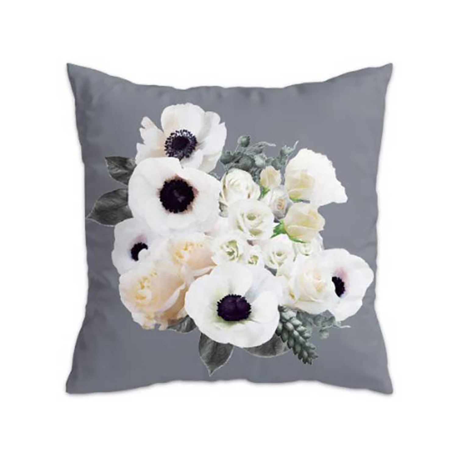 [maison el BARA] Anemone Grey Cushion