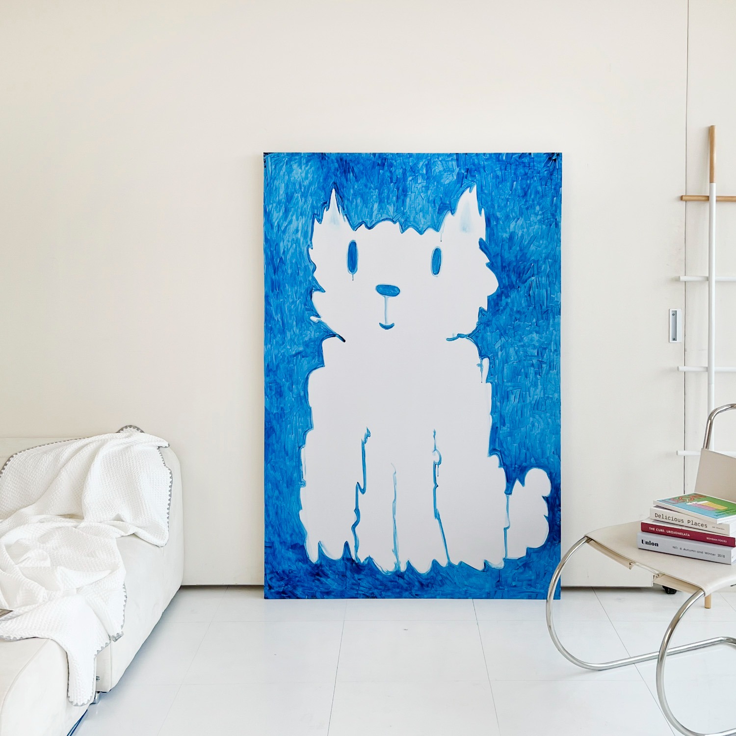 [a.o.b] Sky dog , cloud cat blue artwork