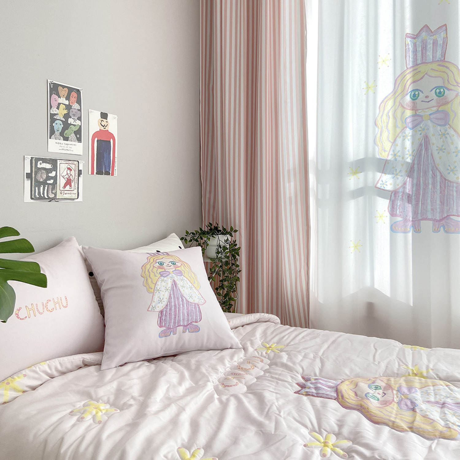 [drawing AMY] Chuchu four seasons bed comforter set
