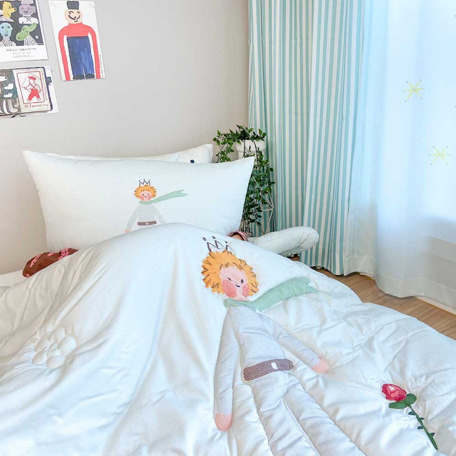 [drawing AMY] Le Petit Prince bed comforter set