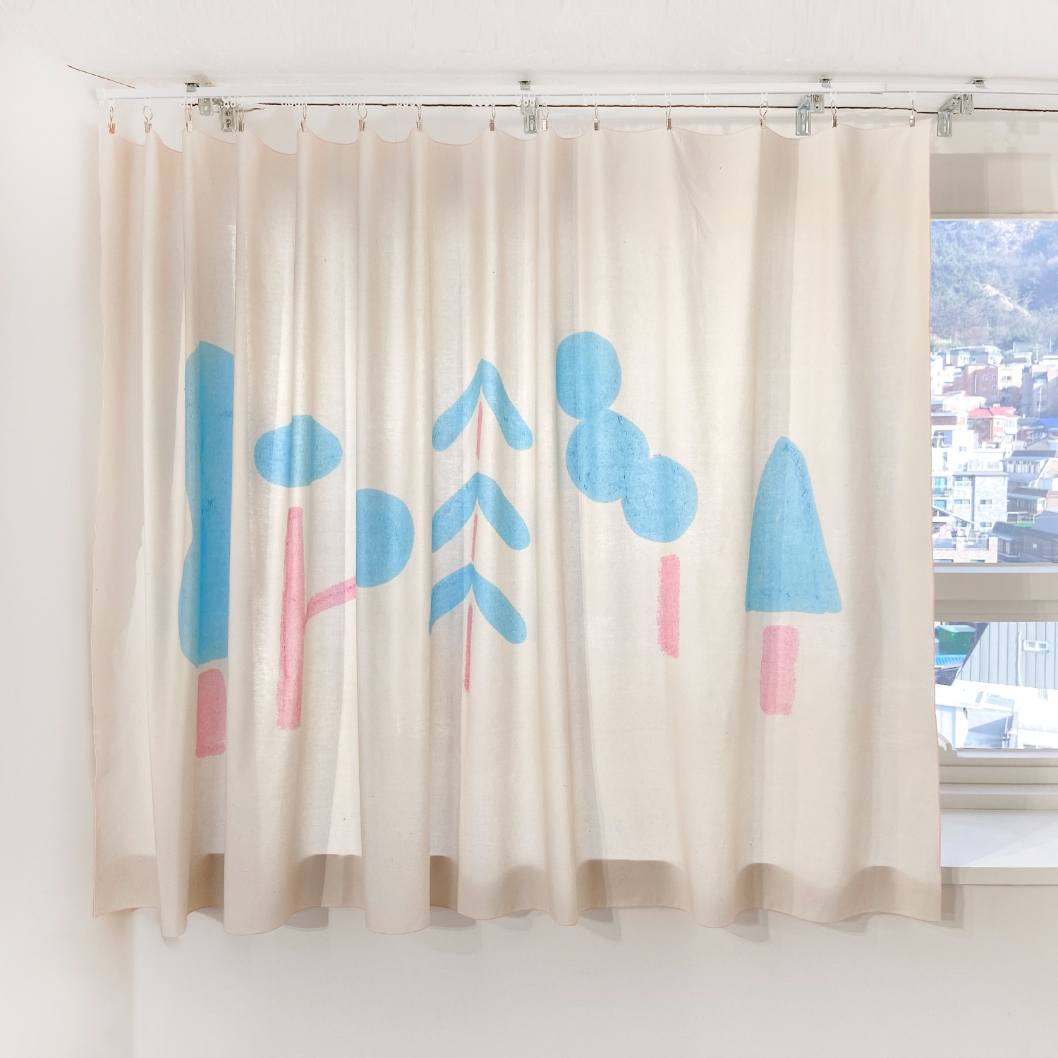 [a.o.b] Saryeoni forest beige curtain (L size only)