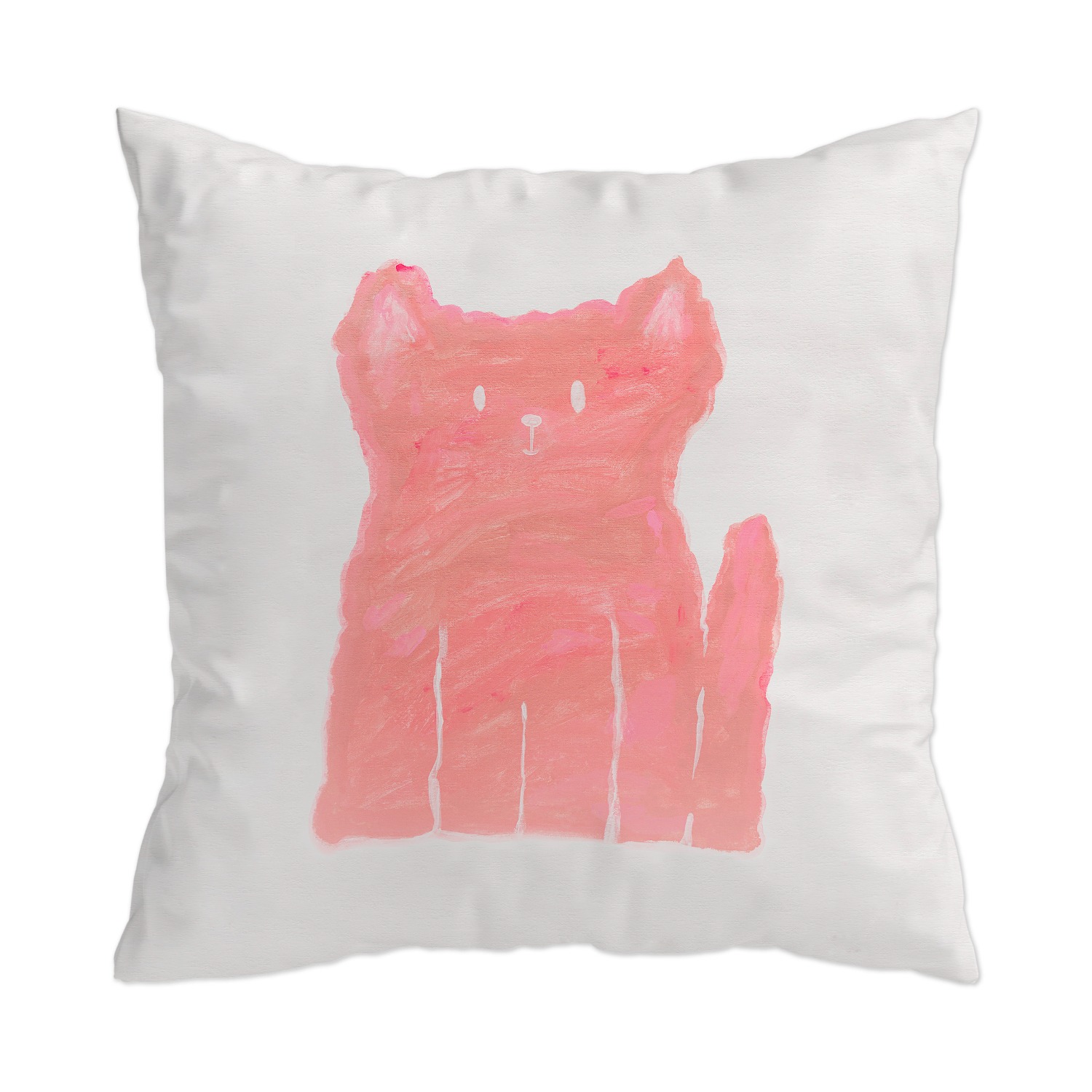 [a.o.b] Sky dog , cloud cat pink cushion