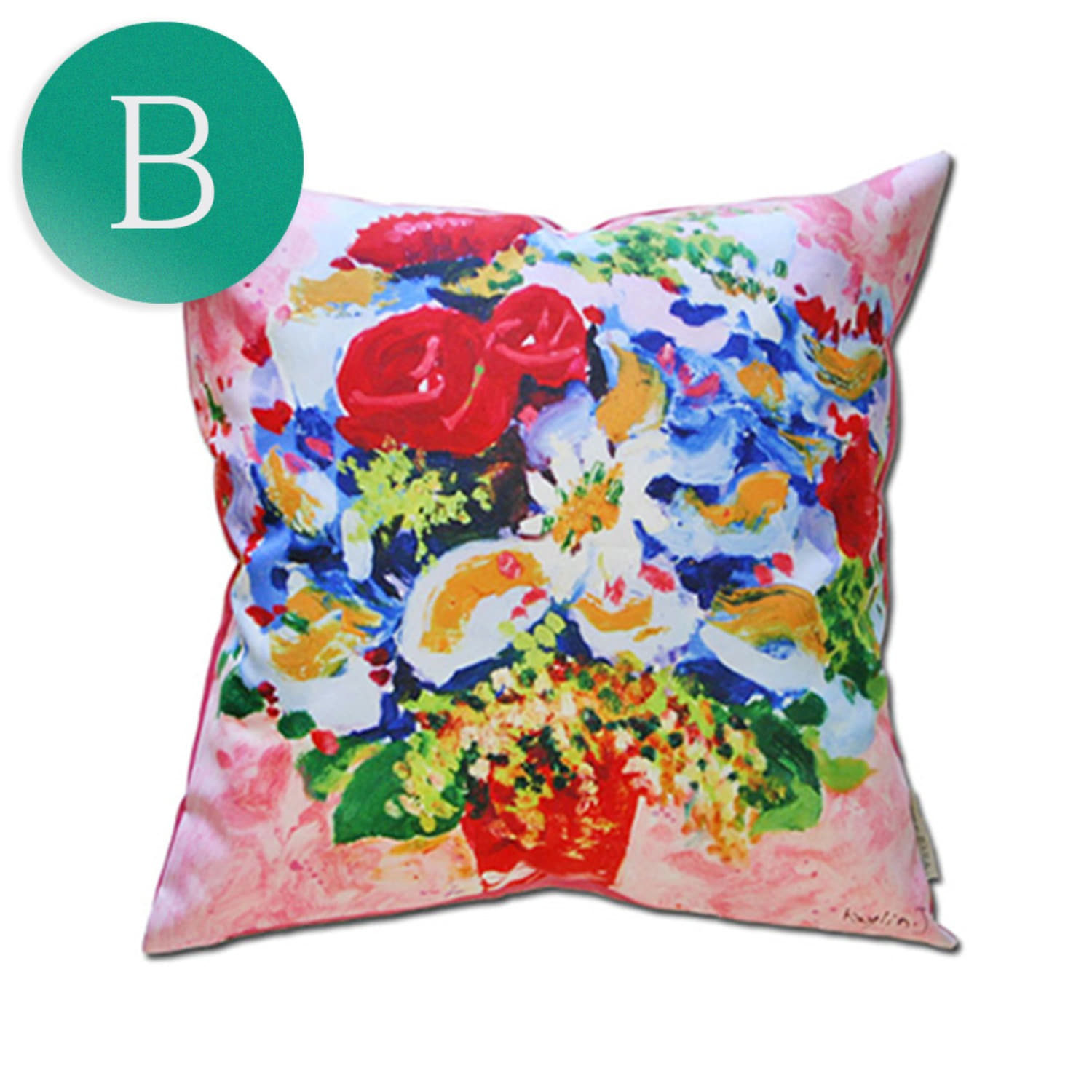 [B품세일]  Bouquet Cushion