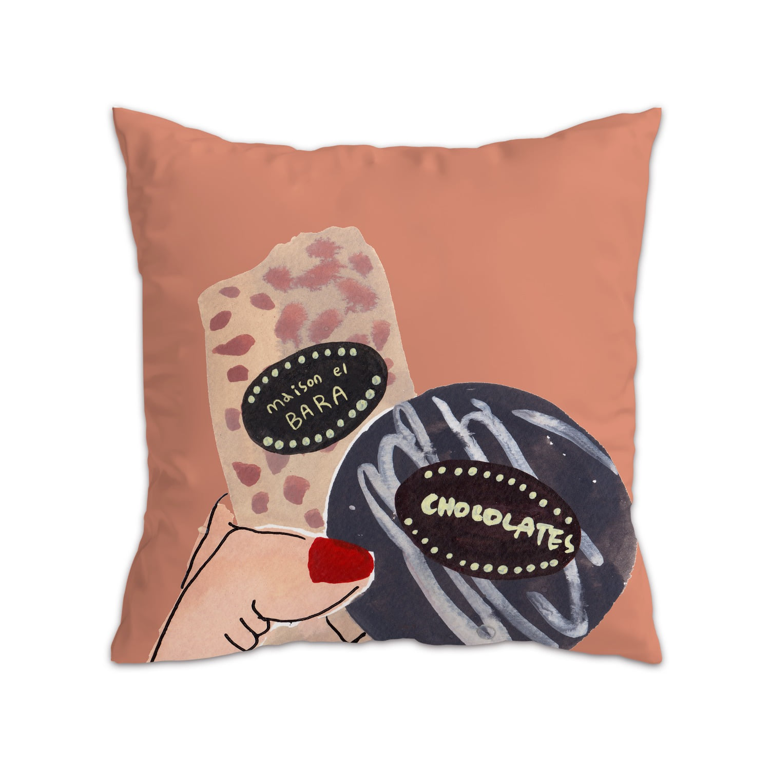 [maison el BARA] Chocolate Cushion