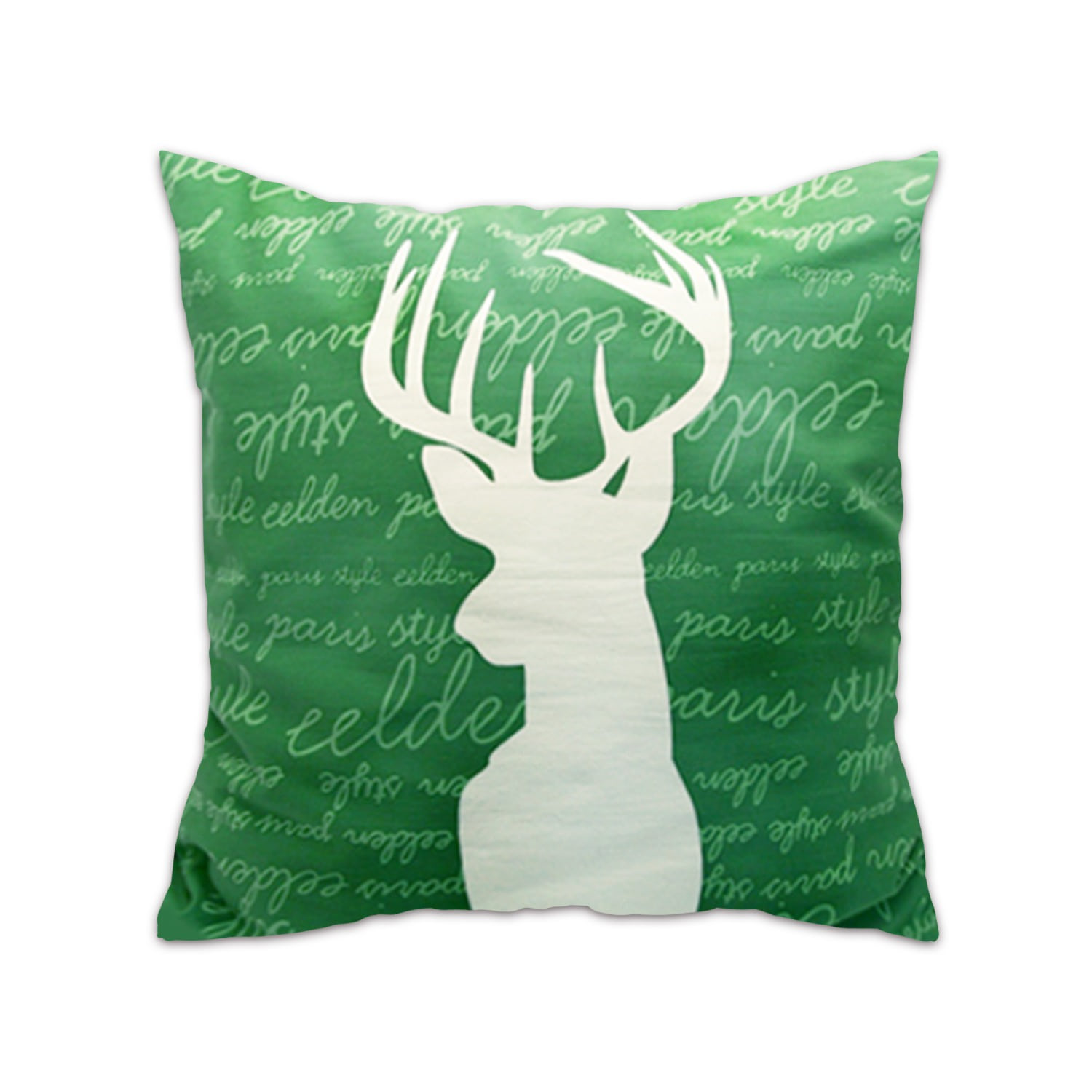 [maison el BARA] Rudolf green cushion