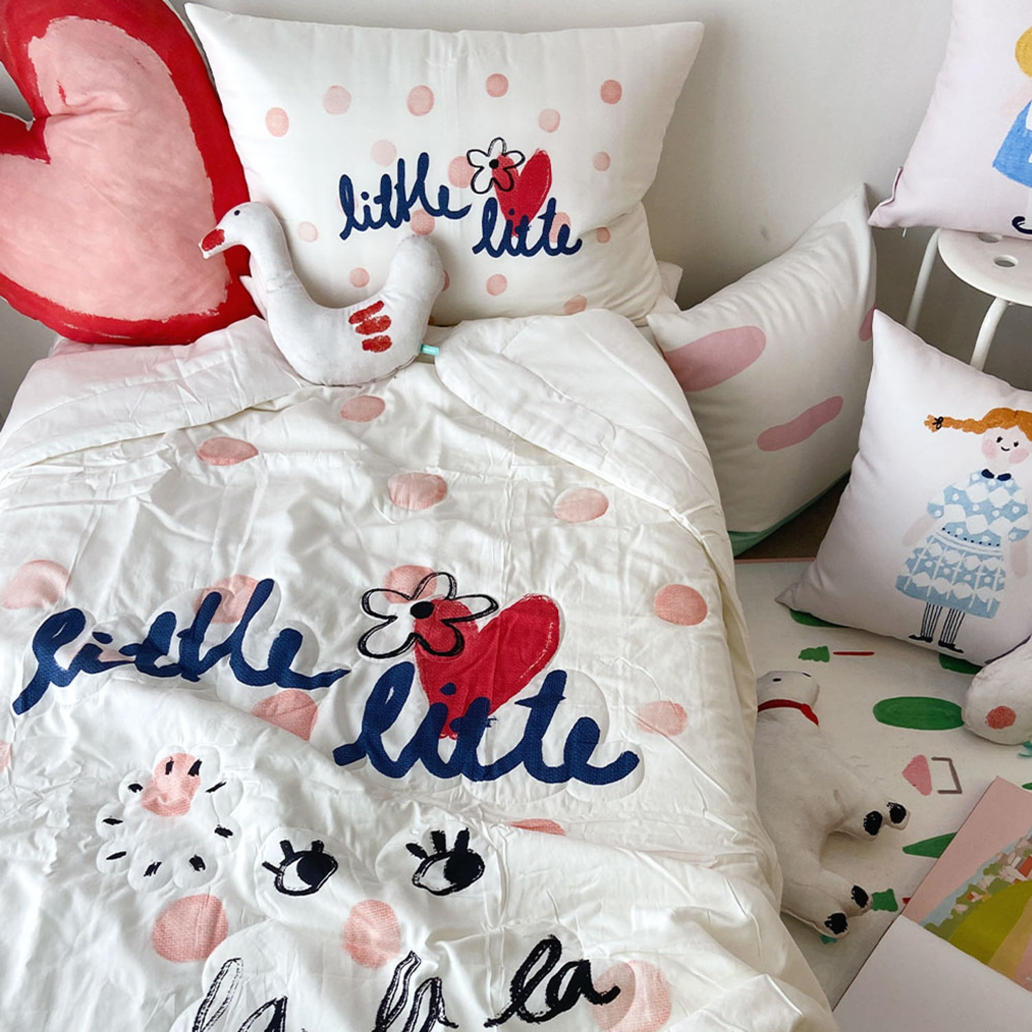 [drawing AMY] Lalala summer bed comforter set