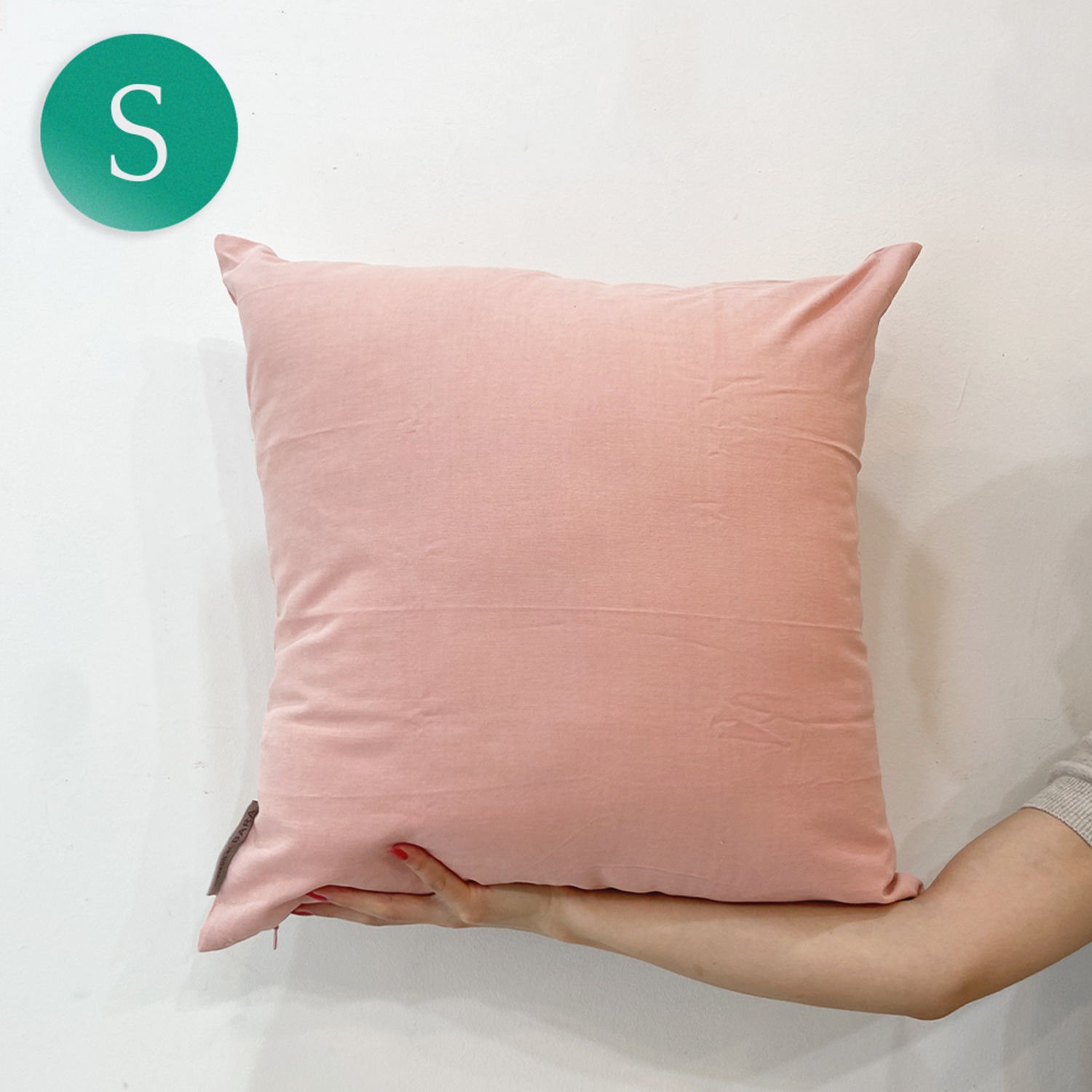 [샘플]  Cotton baby pink Cushion